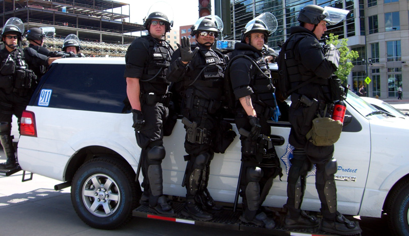 Denver Police full battle gear