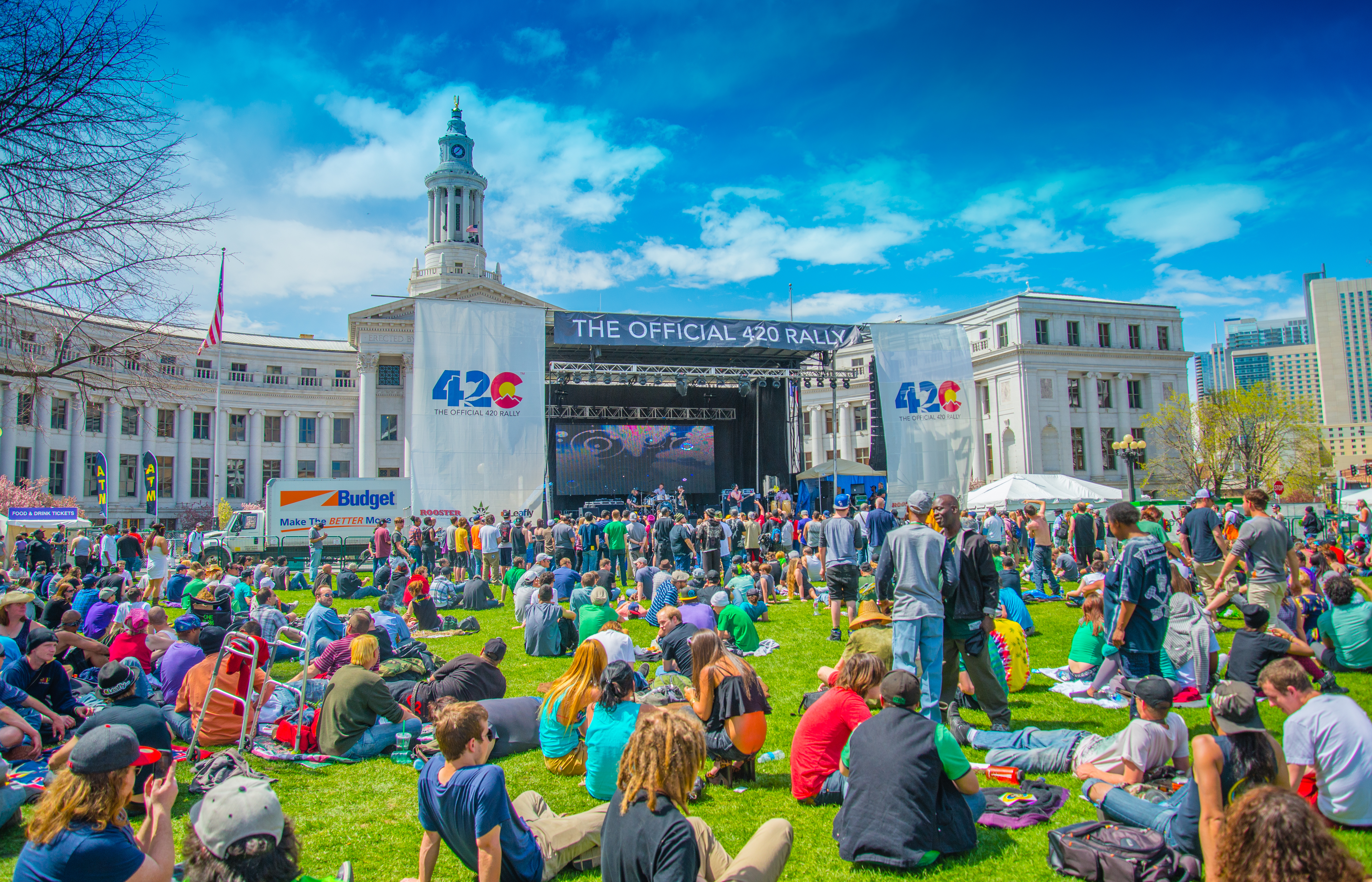 420 Rally, Denver Civic Center Park 2014 Official Main Stage. Image ©Fara Paige