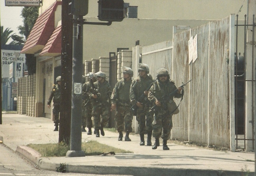 Military intervention during the 1992 LA Riots