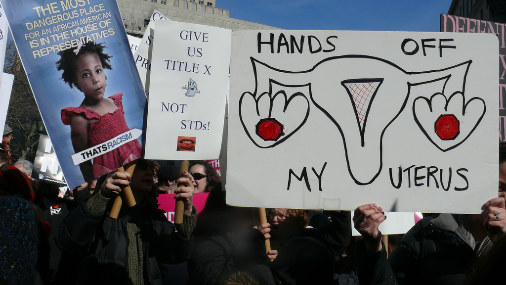 Planned Parenthood Rally, NYC, 2011
