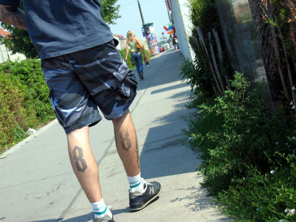 Nazi 88 Tattoo Legs Asshole