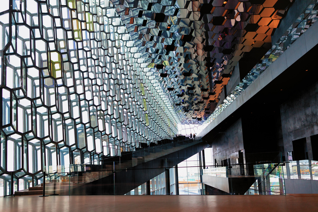 Inside Harpa, Reykjavík