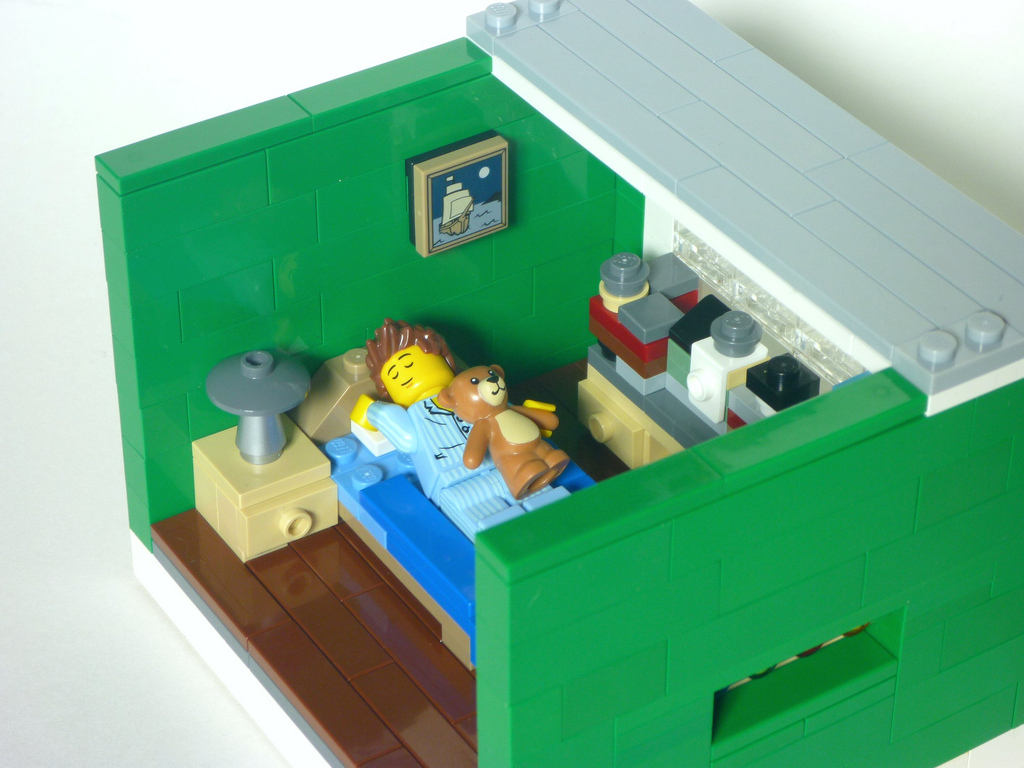 Lego sleep micro apartment