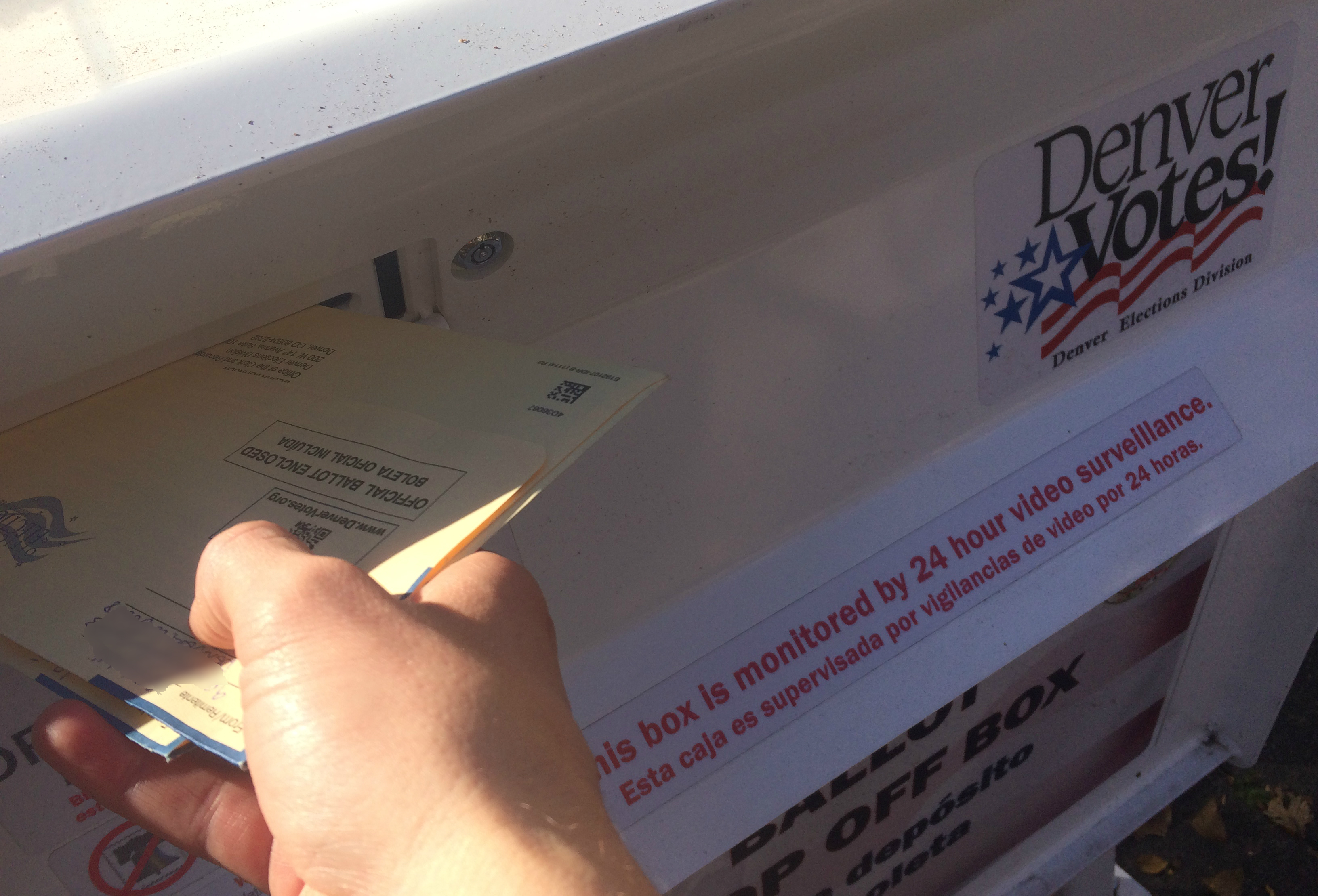 Denver Ballot Dropoff Box Vote