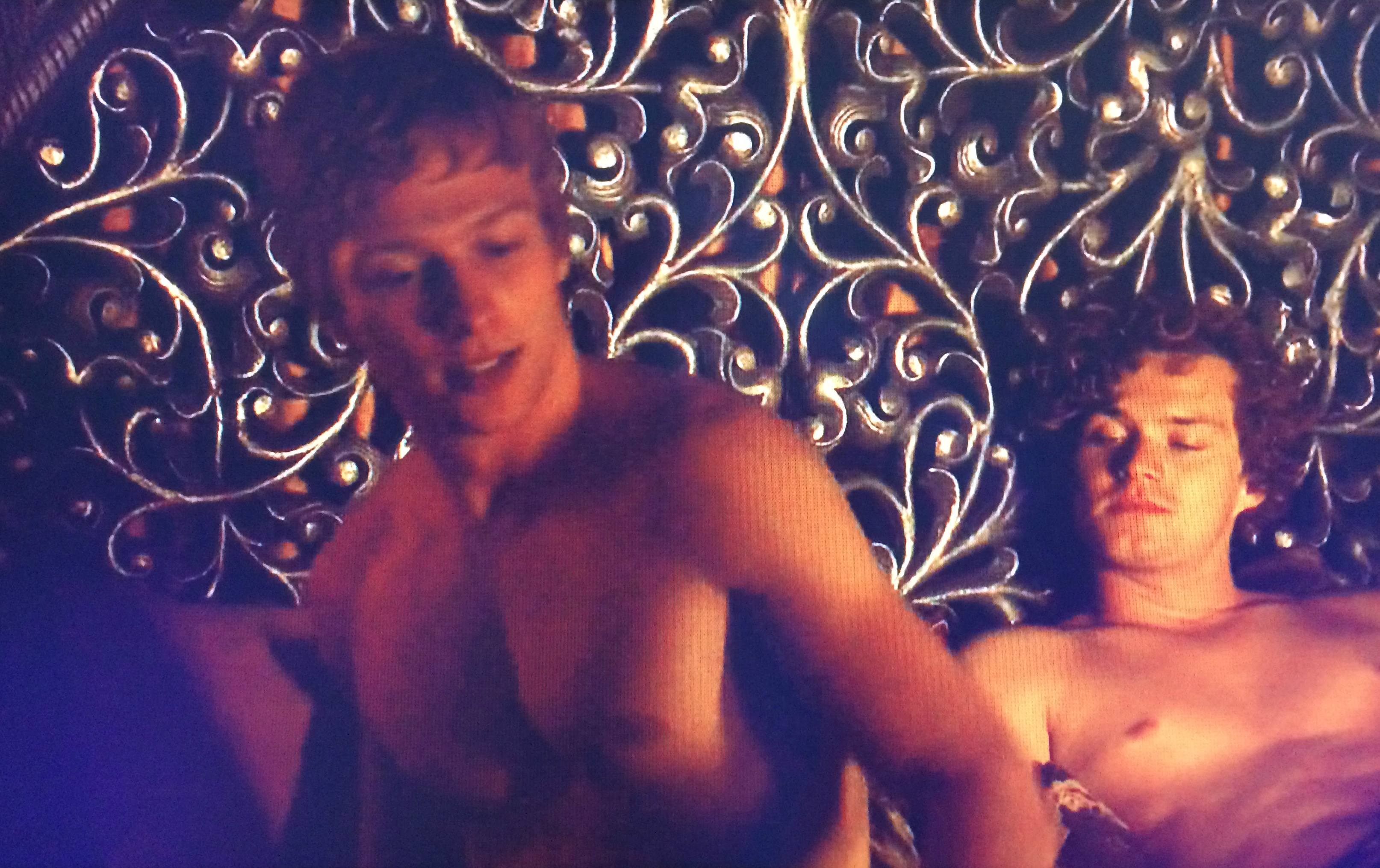 Loras Tyrell and Olyvar Game of Thrones nude bed