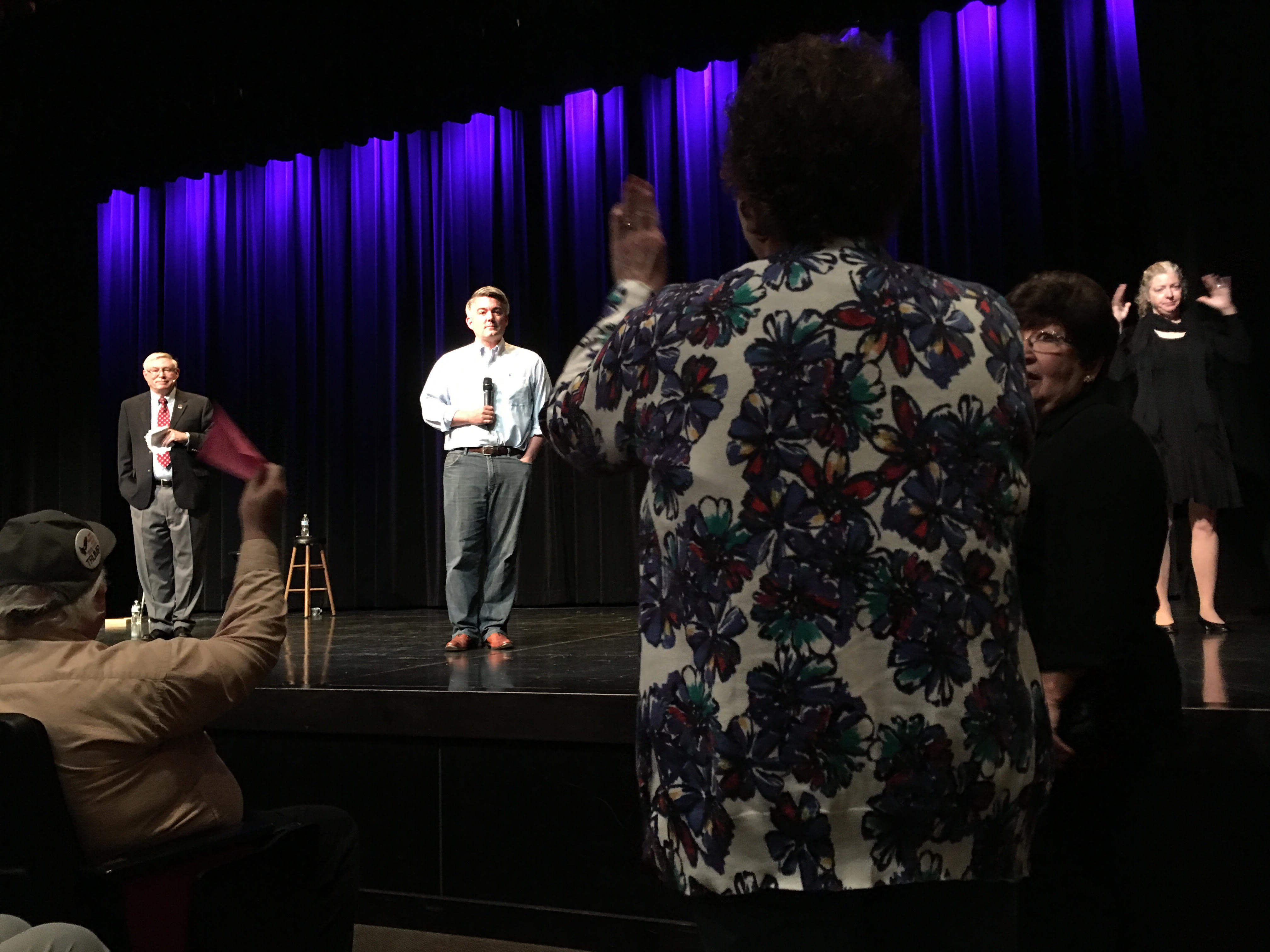 Cory Gardner townhall Colorado Springs 8-15-2017