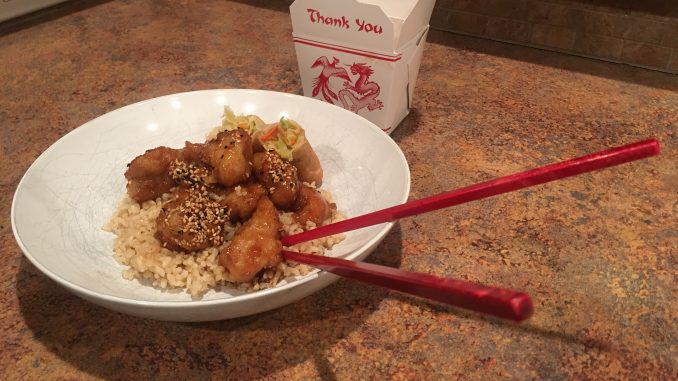Imperial Chinese Mock Sesame Chicken in bowl