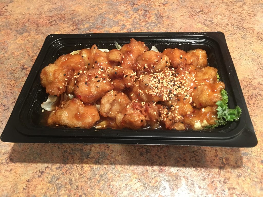 Imperial Chinese mock sesame chicken as delivered